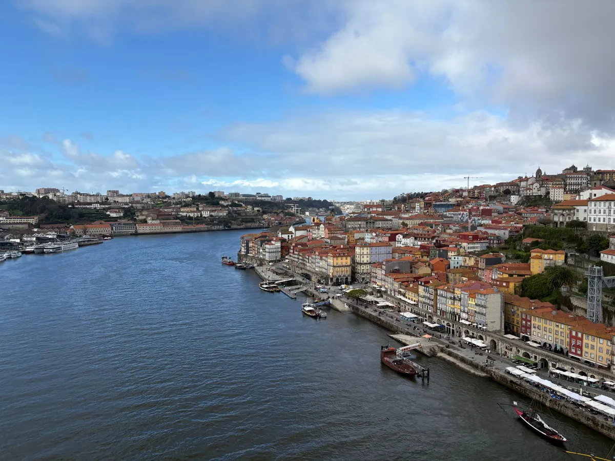 Historic Porto waterfront along the Douro River