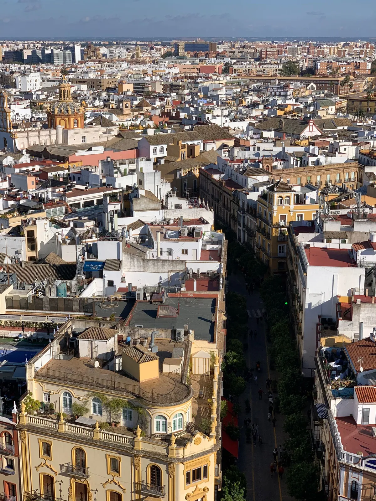 Historic architecture and streets in Seville