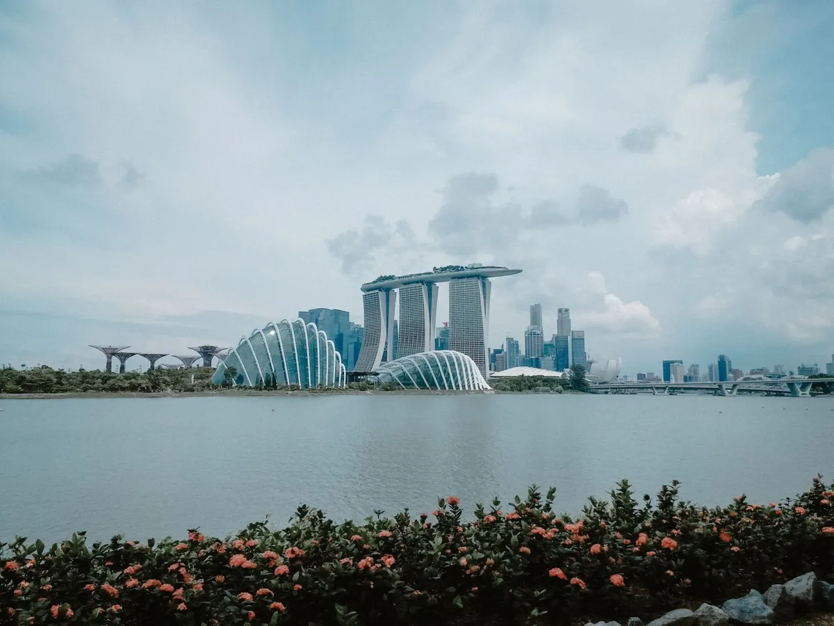 Marina Bay Sands and Gardens by the Bay in Singapore
